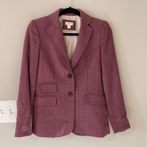 J.Crew factory herringbone blazer, size 2